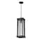 Z-Lite Glenwood 1 Light Outdoor Chain Mount Ceiling Fixture, Black & Clear 586CHB-BK - alternate 5